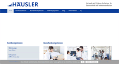 Desktop Screenshot of haeusler-itk.de