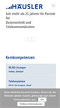 Mobile Screenshot of haeusler-itk.de