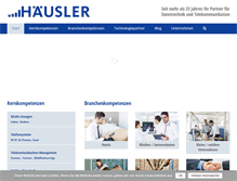 Tablet Screenshot of haeusler-itk.de